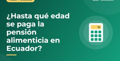 ¿Hasta qué edad se paga la pensión alimenticia en Ecuador?