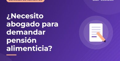 ¿Necesito abogado para demandar pensión alimenticia?