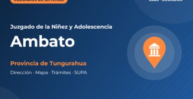 Juzgado de la Niñez y Adolescencia en Ambato