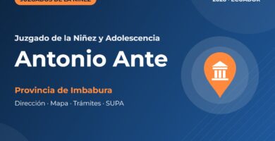 Juzgado de la Niñez y Adolescencia en Antonio Ante