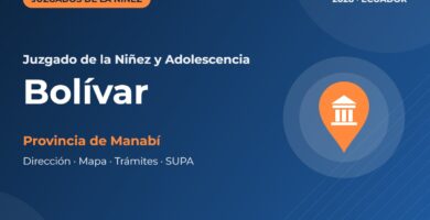 Juzgado de la Niñez y Adolescencia en Bolívar (Manabí)