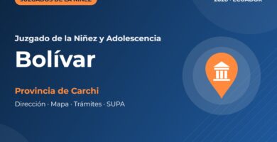 Juzgado de la Niñez y Adolescencia en Bolívar (Carchi)