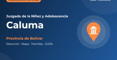Juzgado de la Niñez y Adolescencia en Caluma
