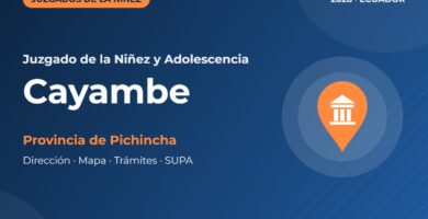 Juzgado de la Niñez y Adolescencia en Cayambe