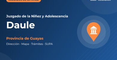 Juzgado de la Niñez y Adolescencia en Daule