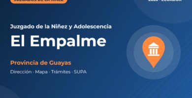 Juzgado de la Niñez y Adolescencia en El Empalme