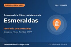 Juzgado de la Niñez y Adolescencia en Esmeraldas