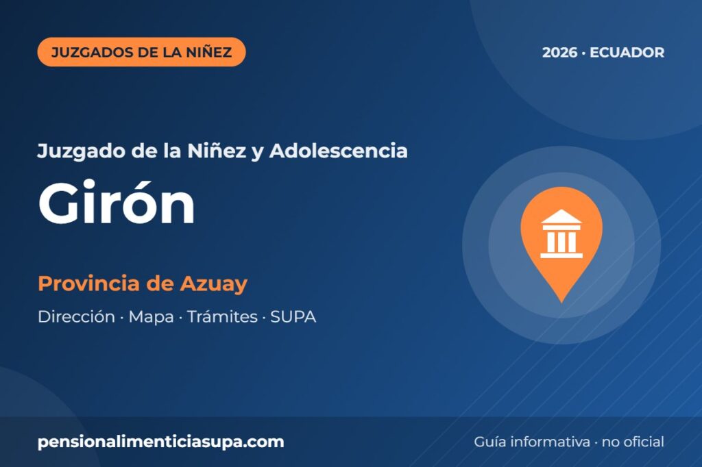 Juzgado de la Niñez y Adolescencia en Girón