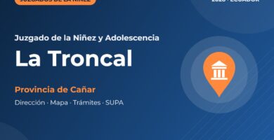 Juzgado de la Niñez y Adolescencia en La Troncal