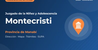 Juzgado de la Niñez y Adolescencia en Montecristi