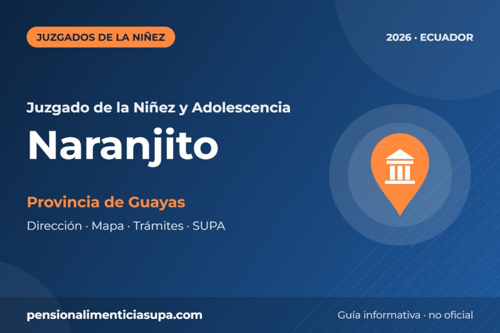 Juzgado de la Niñez y Adolescencia en Naranjito