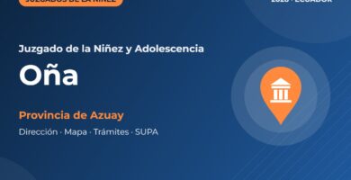Juzgado de la Niñez y Adolescencia en Oña