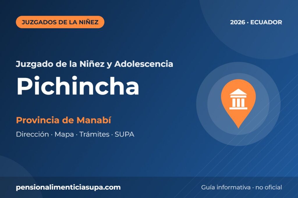 Juzgado de la Niñez y Adolescencia en Pichincha
