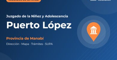 Juzgado de la Niñez y Adolescencia en Puerto López