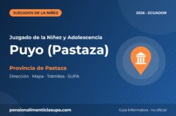 Juzgado de la Niñez y Adolescencia en Puyo (Pastaza)