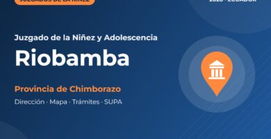 Juzgado de la Niñez y Adolescencia en Riobamba