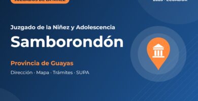 Juzgado de la Niñez y Adolescencia en Samborondón