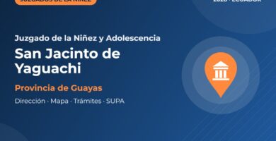 Juzgado de la Niñez y Adolescencia en San Jacinto de Yaguachi
