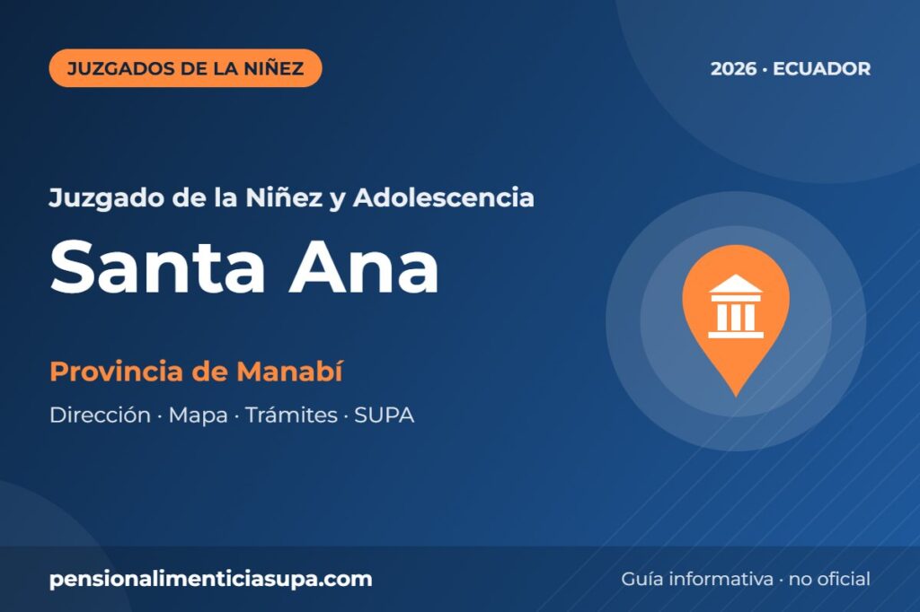 Juzgado de la Niñez y Adolescencia en Santa Ana