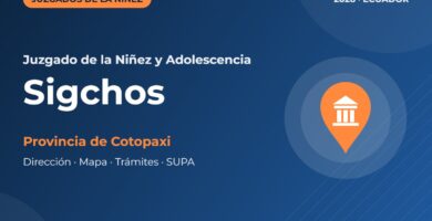 Juzgado de la Niñez y Adolescencia en Sigchos
