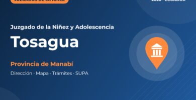 Juzgado de la Niñez y Adolescencia en Tosagua
